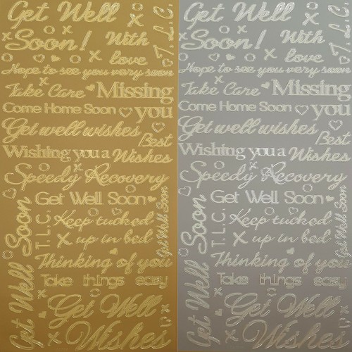 Get well soon stickers craft - get,