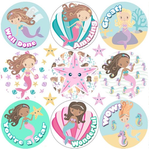 234 mermaid praise word reward - 234,