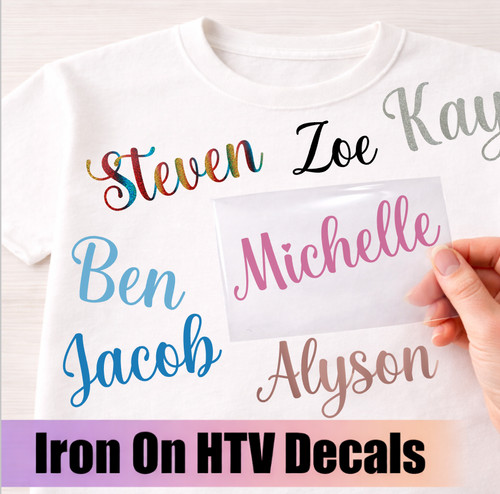 Personalised iron names htv - personalised,