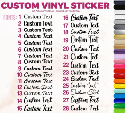 Personalised name vinyl - personalised,