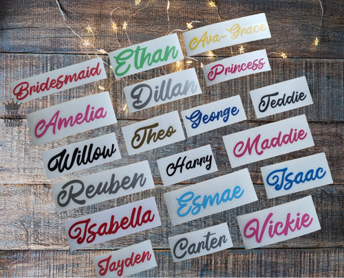 Personalised vinyl name - personalised,