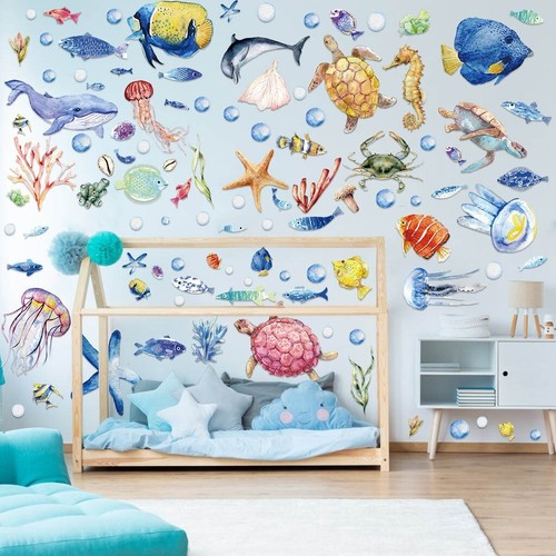 Under the sea - wall, stickers