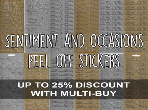 Sentiments peel off - sentiments, stickers