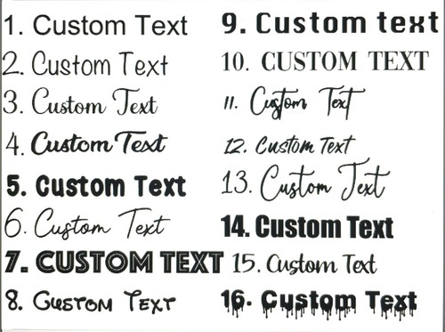 Personalised custom name - personalised,