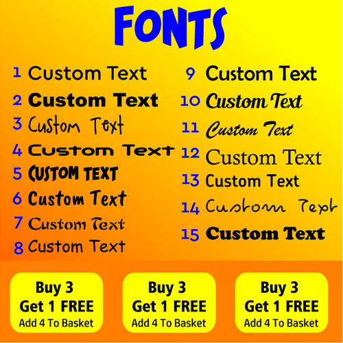 Personalised name vinyl - name,