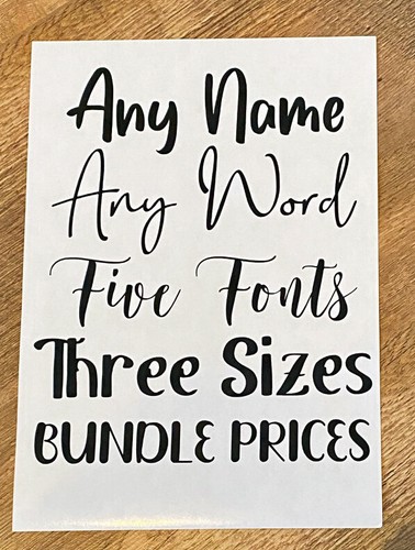 Black vinyl labels - black, decals