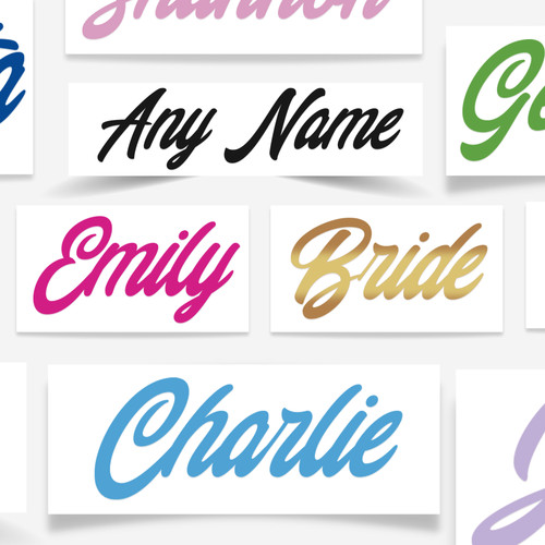 Personalised vinyl name - personalised,