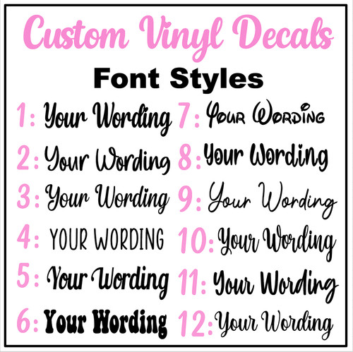 Personalised vinyl name - vinyl,