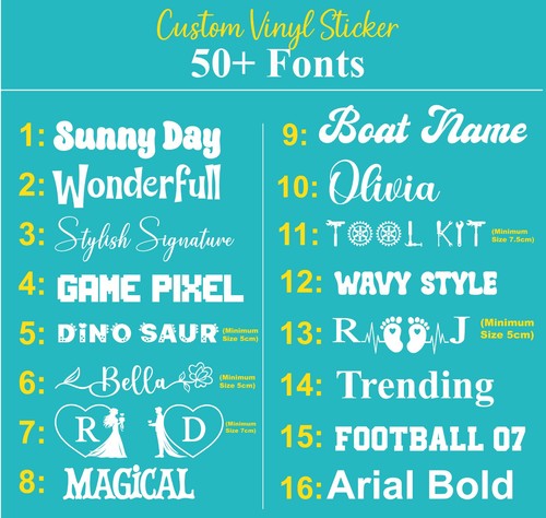 Personalised name vinyl - personalised,