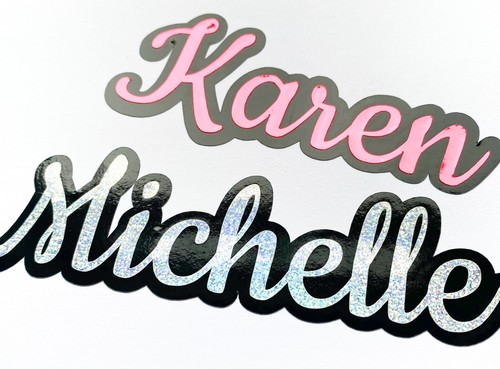 Personalised name stickers - personalised,