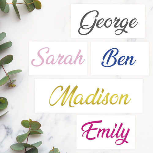 Personalised name word vinyl - name,