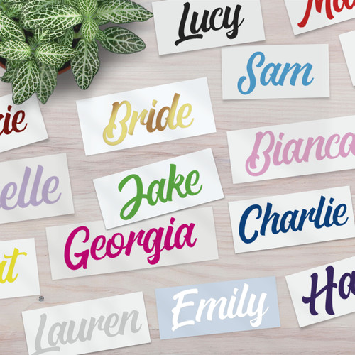 Personalised vinyl name - personalised,