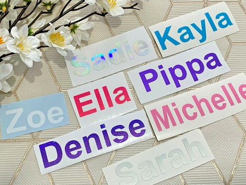 Personalised vinyl name - 1,5,10,