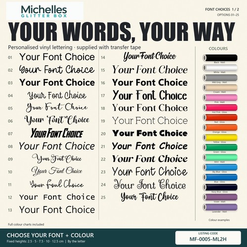 Personalised name vinyl - name,
