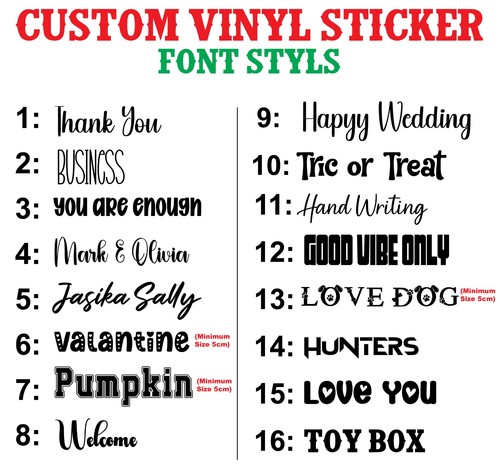 Personalised name vinyl - name,