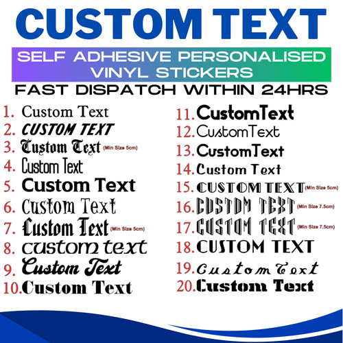 Personalised vinyl name - personalised,