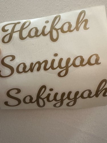 Personalised name sticker - personalised,
