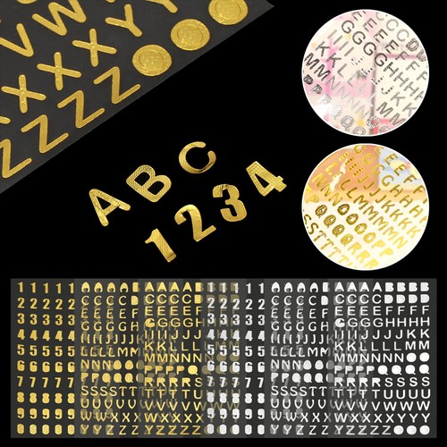 Gold silver stickers - gold,