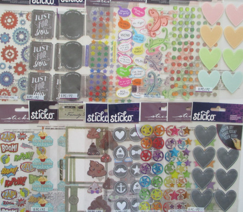 Sticko stickers shapes - stickers,