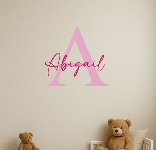 Personalised initial and name - and,