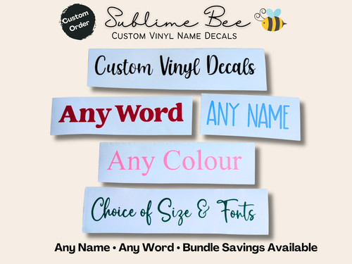 Personalised vinyl name - personalised,