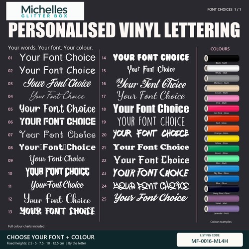 Personalised name vinyl - name,