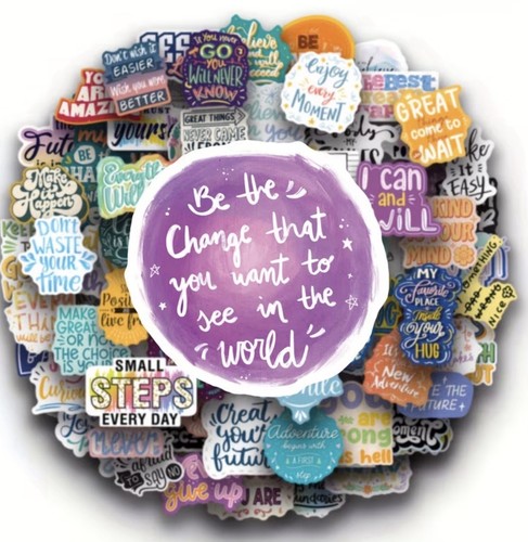 100pcs motivational stickers - 100pcs,