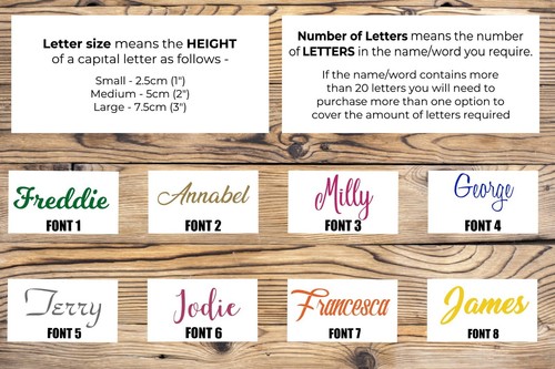 Custom personalised name - personalised, name/word