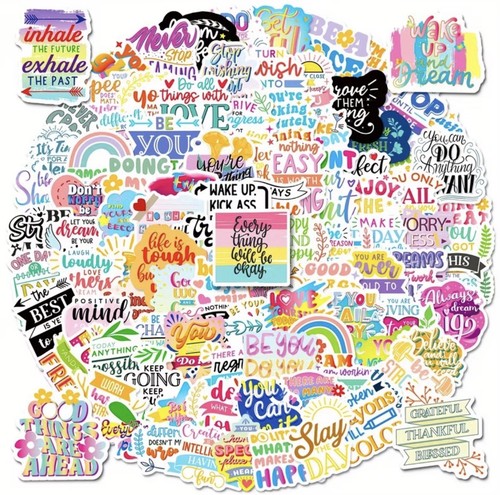 100pcs inspirational stickers - 100pcs,