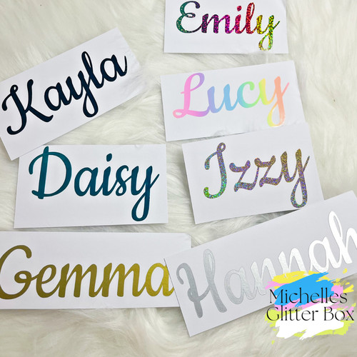 Personalised name sticker - personalised,