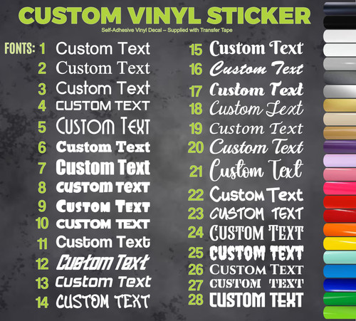 Personalised name vinyl - personalised,