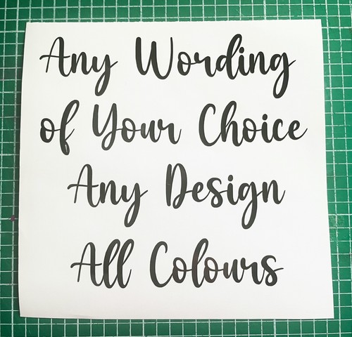 Personalised wording vinyl - personalised,