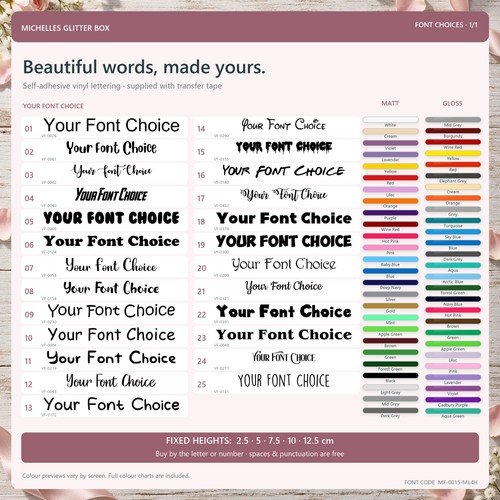Personalised name vinyl - name,