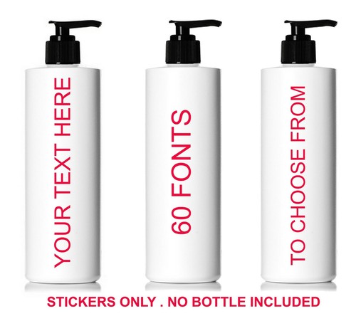 Personalised bottle decal - personalised,