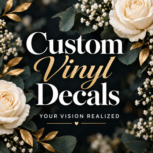 Custom vinyl sticker - custom,